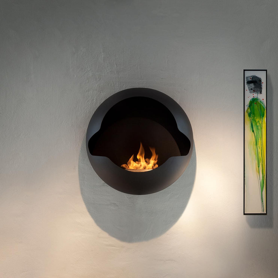 Wall fireplaces